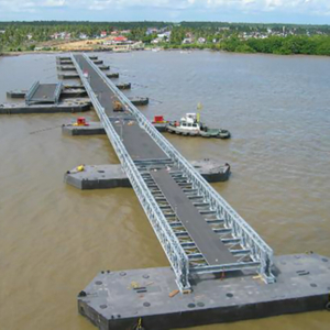 Bailey Ponton drijvende brug