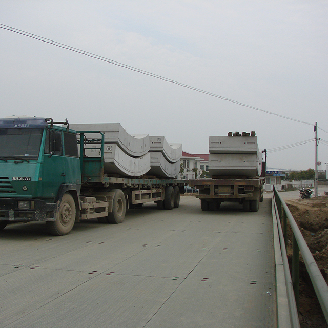 Ponte e plataforma de cavalete tipo Bailey