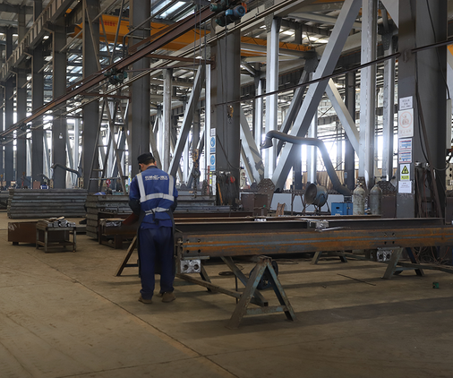 鋼製トレッスル橋の製作ワークショップ