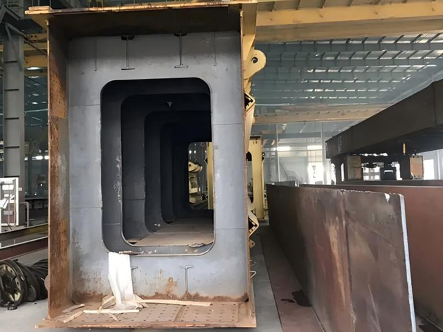 Έργο γεφυρών δοκών από χαλύβδινο κουτί oem